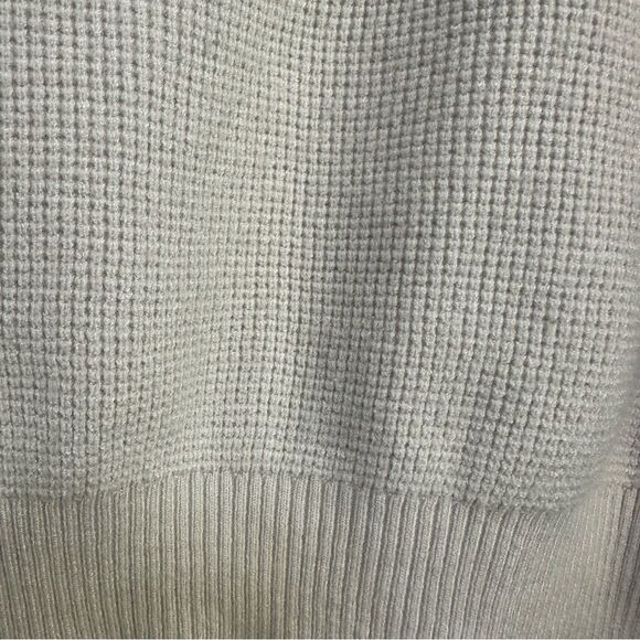 Sage & Stone XS Oversize Stretchy Cropped Tan Crew Neck Lightweight Sweater - Picture 7 of 7